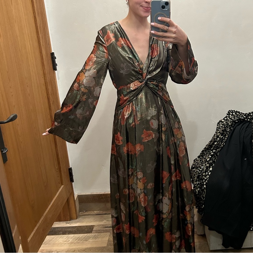 Anthropologie small maxi dress
